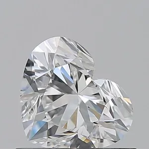 0.7ct HEART G VVS1 Natural diamond