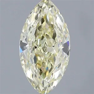 1.59ct MARQUISE Fancy Light Yellow VVS2 Coloured Lab diamond