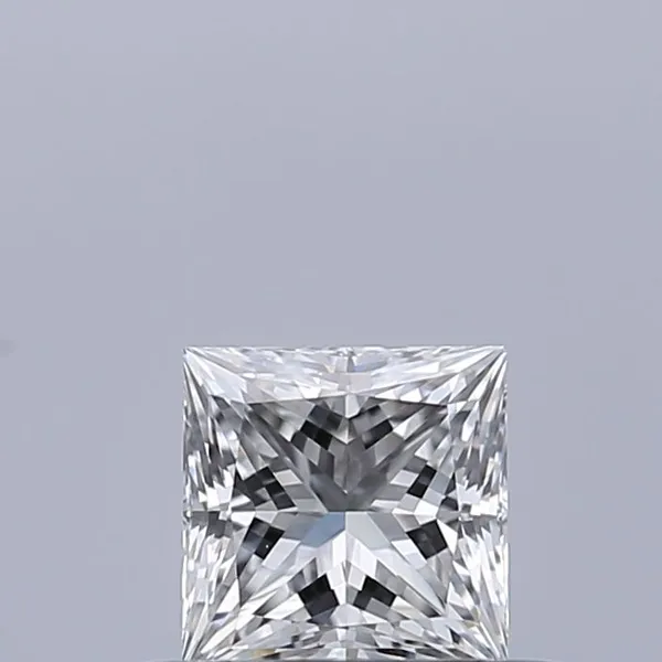 0.38ct PRINCESS E VVS1 Natural diamond
