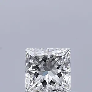 0.38ct PRINCESS E VVS1 Natural diamond