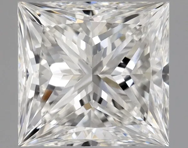 0.58ct PRINCESS G VVS2 Natural diamond