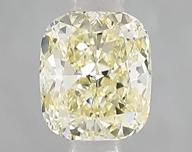 1.00ct CUSHION Fancy Yellow VS2 Coloured Lab diamond
