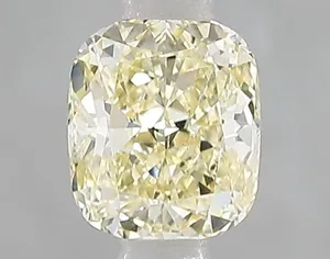 1ct CUSHION Fancy Yellow VS2 Coloured Lab diamond