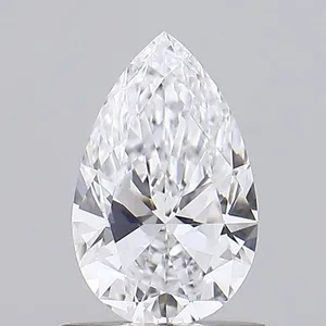 0.7ct PEAR D VVS1 Lab diamond