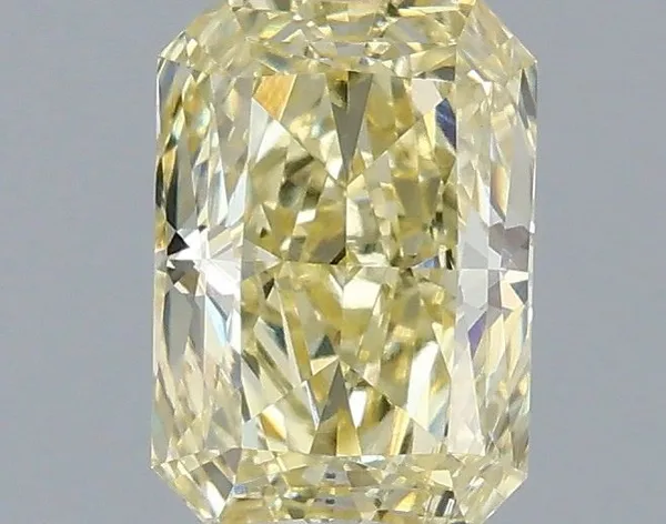1ct RADIANT Fancy Intense Yellow VVS2 Coloured Lab diamond