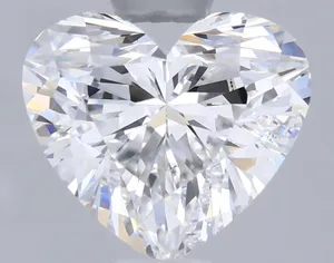 1ct HEART D VVS2 Lab diamond
