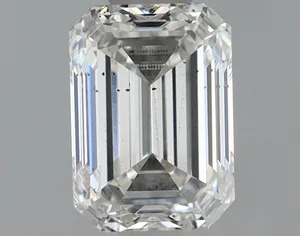 0.71ct EMERALD F VS2 Lab diamond