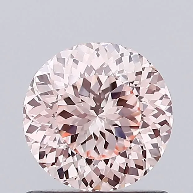 0.89ct ROUND Fancy Intense Pink VVS2 Coloured Lab diamond