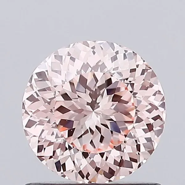 0.89ct ROUND Fancy Intense Pink VVS2 Coloured Lab diamond