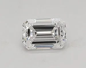 0.31ct EMERALD D VVS2 Lab diamond