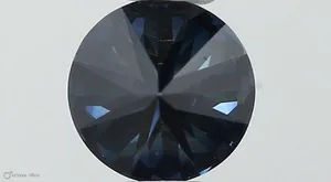0.41ct ROUND Fancy Deep Blue SI2 Coloured Lab diamond