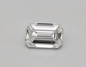 0.33ct EMERALD D VVS2 Lab diamond