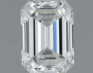 0.54ct EMERALD F VS1 Natural diamond