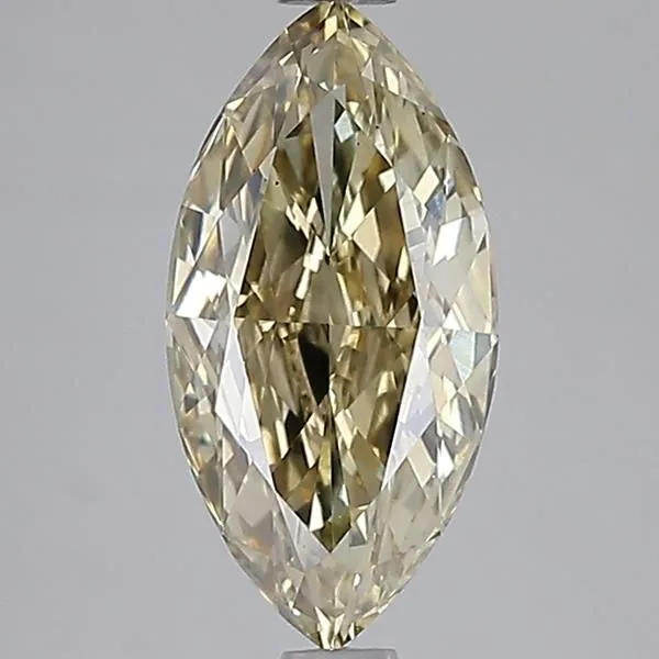 2.02ct MARQUISE Fancy Intense Gray Yellow VS1 Coloured Lab diamond