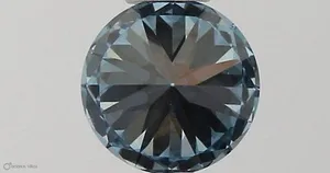 0.33ct ROUND Fancy Vivid Blue VVS1 Coloured Lab diamond