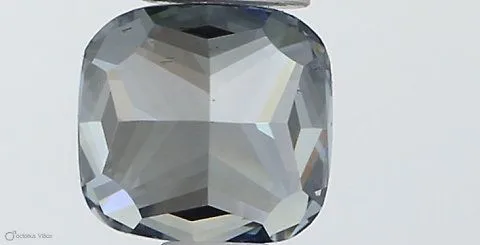0.5ct CUSHION Fancy Intense Blue VS2 Coloured Lab diamond