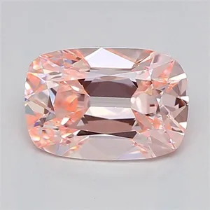 1.05ct CUSHION Fancy Intense Pink VVS2 Coloured Lab diamond