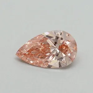 0.32ct PEAR Fancy Vivid Pink VS1 Coloured Lab diamond