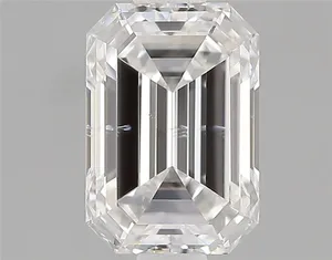 0.7ct EMERALD E SI2 Natural diamond