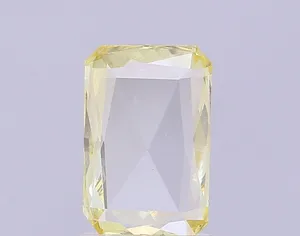 0.79ct RADIANT Fancy Yellow VS1 Coloured Lab diamond