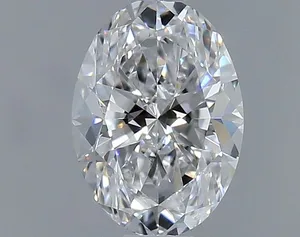 0.5ct OVAL D VVS1 Natural diamond