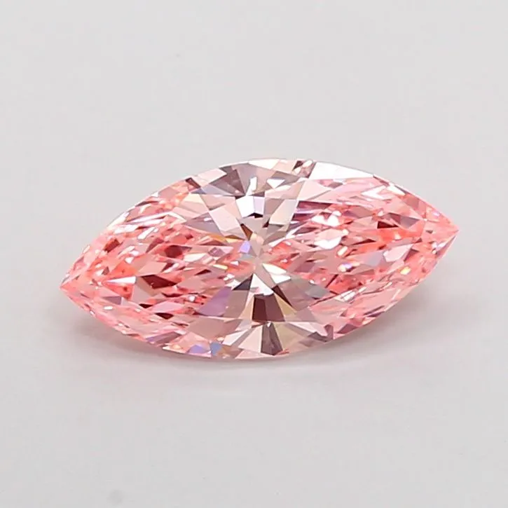 2.01ct MARQUISE Fancy Vivid Pink VS1 Coloured Lab diamond