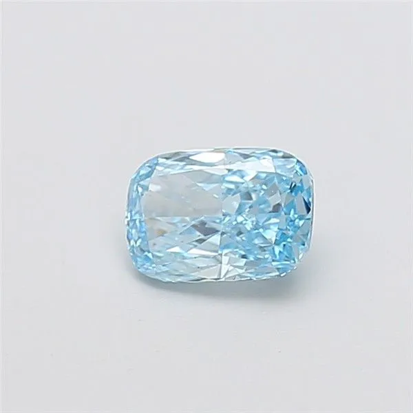 1.02ct CUSHION Fancy Vivid Blue VS1 Coloured Lab diamond