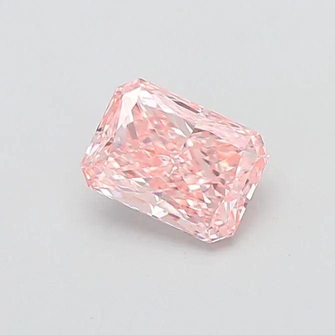 1.01ct RADIANT Fancy Vivid Pink VS1 Coloured Lab diamond
