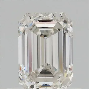 0.66ct EMERALD F VS2 Lab diamond