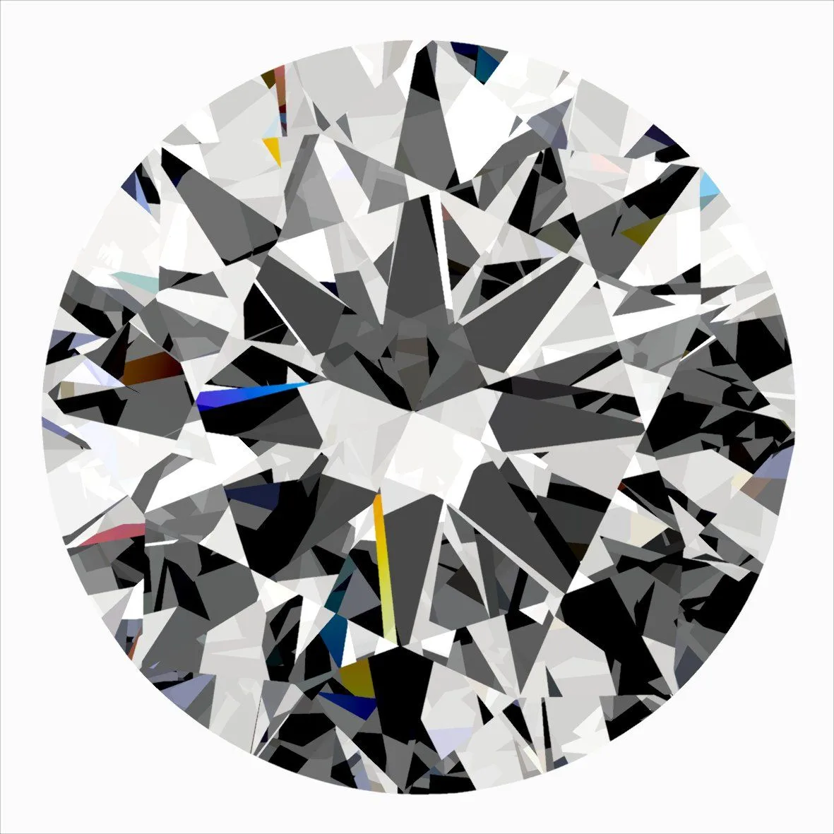0.30ct ROUND H VS1 Natural diamond