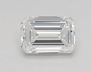 0.66ct EMERALD D VVS1 Lab diamond