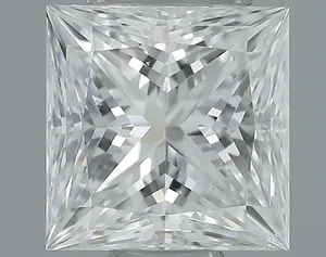 0.71ct PRINCESS F SI2 Natural diamond