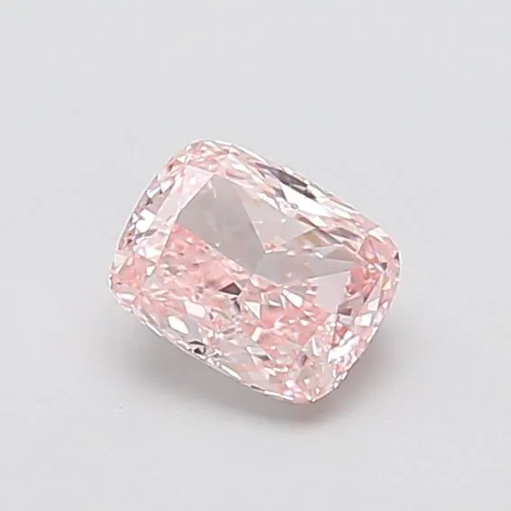 1.01ct CUSHION Fancy Intense Pink VS2 Coloured Lab diamond