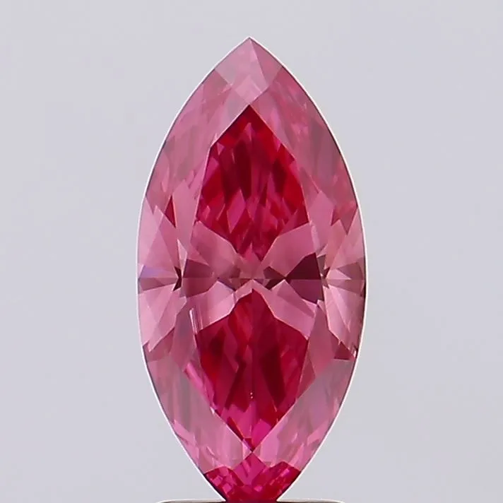 1.47ct MARQUISE Fancy Vivid Pink VS2 Coloured Lab diamond