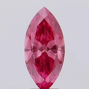 1.47ct MARQUISE Fancy Vivid Pink VS2 Coloured Lab diamond