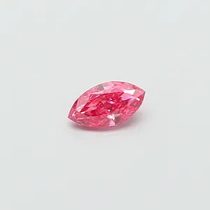 0.31ct MARQUISE Fancy Vivid Pink SI1 Coloured Lab diamond