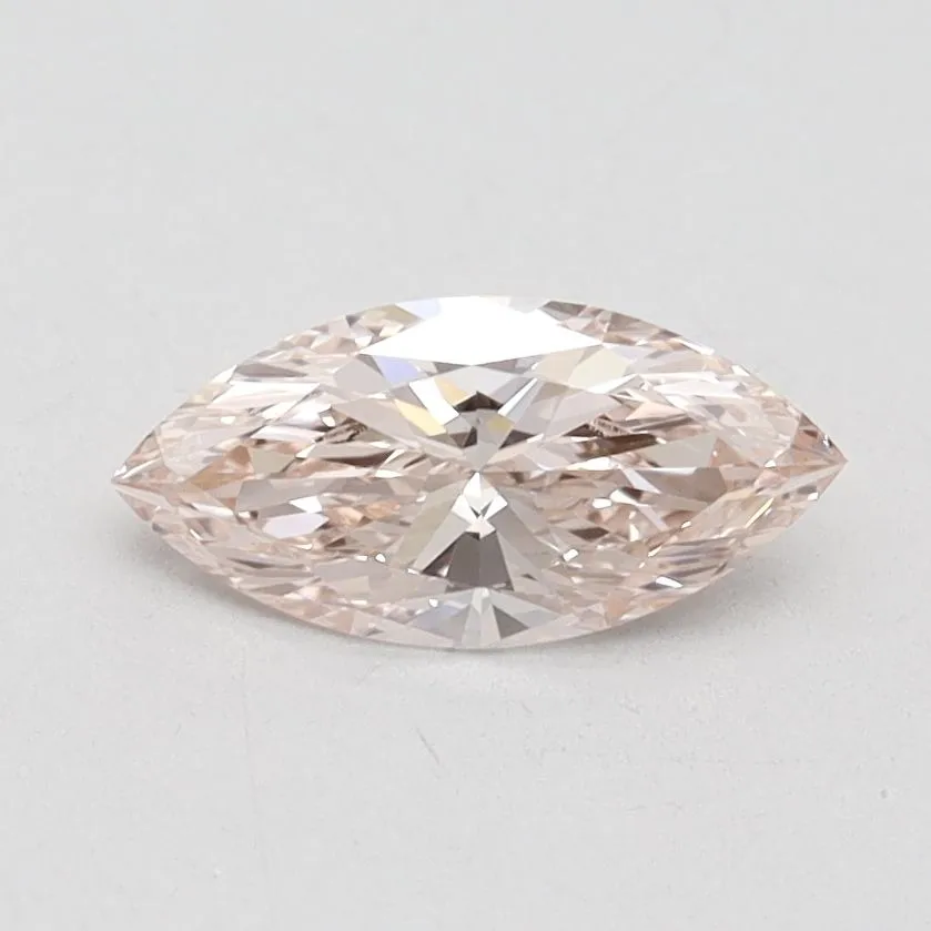 0.57ct MARQUISE Fancy Pink VVS2 Coloured Lab diamond