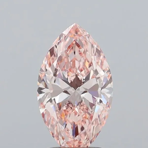 2.01ct MARQUISE Fancy Intense Pink VS1 Coloured Lab diamond