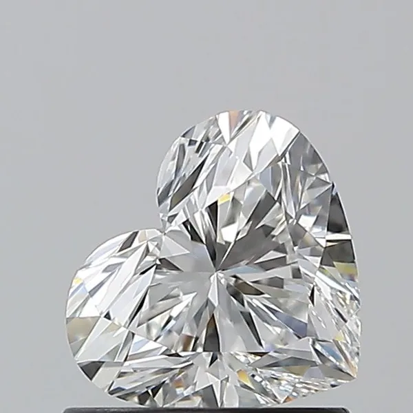 0.9ct HEART F VS1 Natural diamond