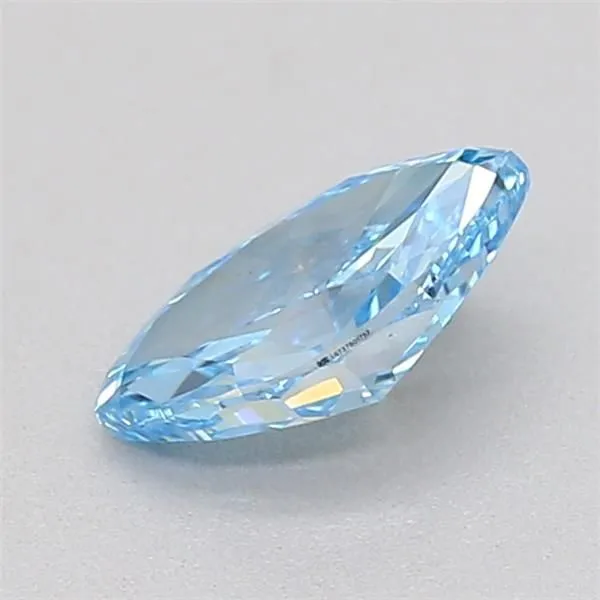 0.31ct MARQUISE Fancy Vivid Blue VS1 Coloured Lab diamond
