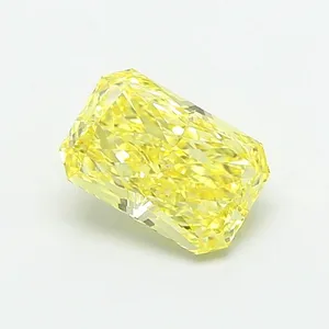 1.09ct RADIANT Fancy Intense Yellow VVS2 Coloured Lab diamond