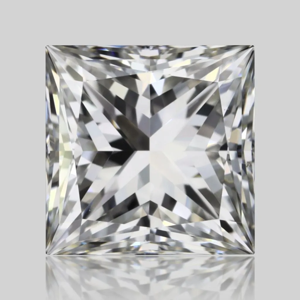 0.70ct PRINCESS H VVS2 Natural diamond