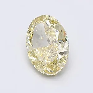 1.14ct OVAL Fancy Yellow VS1 Coloured Lab diamond