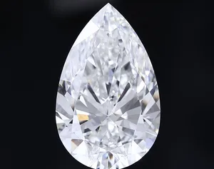 0.53ct PEAR Fancy Vivid Pink VVS2 Coloured Lab diamond