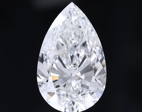 0.53ct PEAR Fancy Vivid Pink VVS2 Coloured Lab diamond