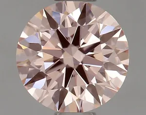 0.51ct ROUND Fancy Intense Pink VS2 Coloured Lab diamond