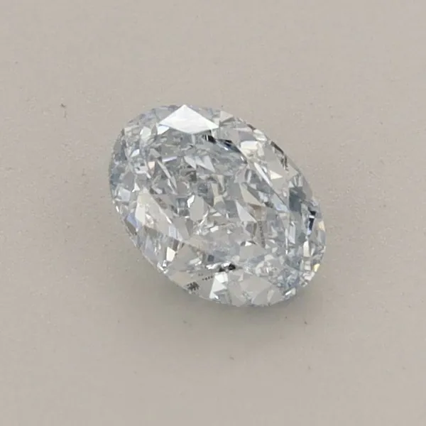 0.44ct OVAL Fancy Blue VS1 Coloured Lab diamond