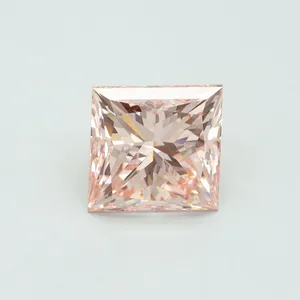 5.02ct PRINCESS Fancy Intense Pink VS1 Coloured Lab diamond
