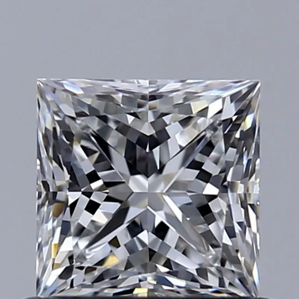 0.61ct PRINCESS D VVS2 Natural diamond