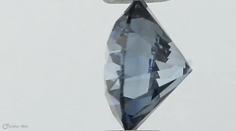 0.40ct ROUND Fancy Vivid Blue VS2 Coloured Lab diamond